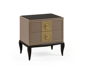 PR.132 - Rectangular wooden bedside table with drawers _ Stella del Mobile